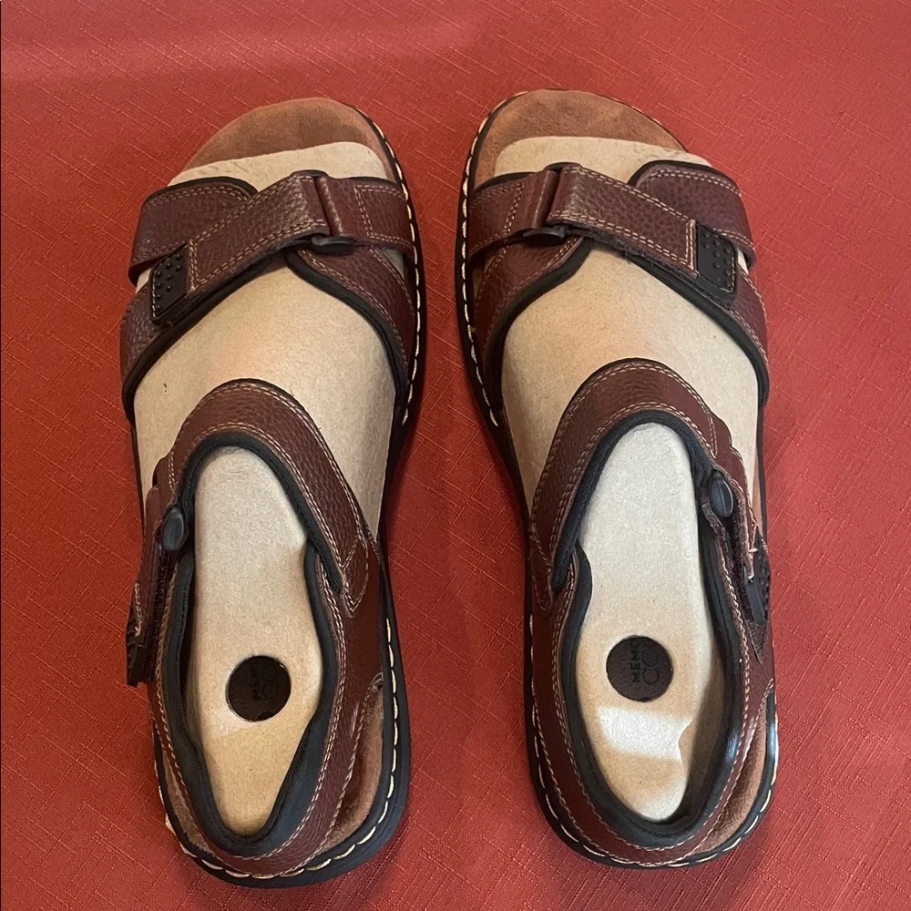 🌸NEW DR SCHOLL’S Gus Men’s Leather Sandal - size 11